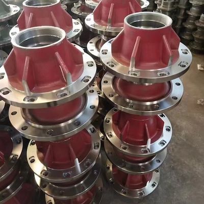 OEM নমনীয় হুইল হাব কভার ট্রাক এবং টাইলার জন্য লোহা casting অংশ