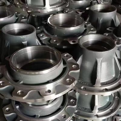 OEM সিএনসি মেশিনিং হুইল হাব লোহা ঢালাই যন্ত্রাংশ ভারী দায়িত্ব ট্রাক বালি ঢালাই