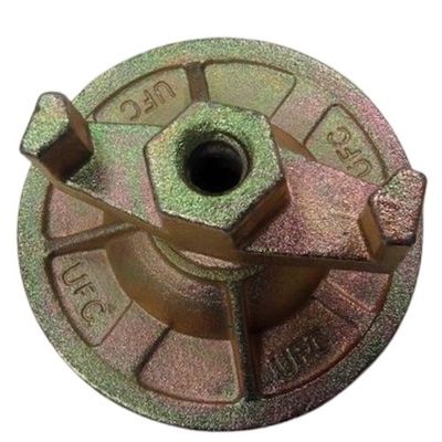 D100 গ্যালভানাইজড উইং নট ফর্মওয়ার্ক টাই রড সিস্টেম শট ব্লাস্টিং জন্য লোহা ঢালাই যন্ত্রাংশ